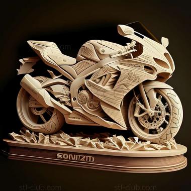 3D model Suzuki GSX R1000 2012 (STL)